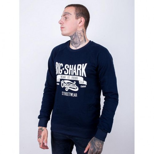 Світшот Big Shark - Originals navy Світшот Big Shark - Originals navy